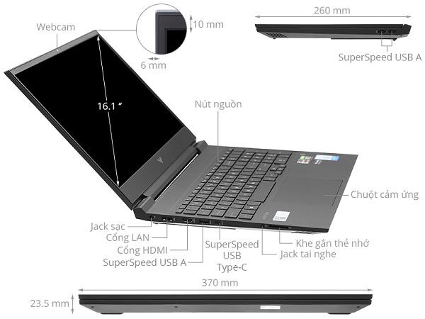 Laptop cho dân văn phòng 2022