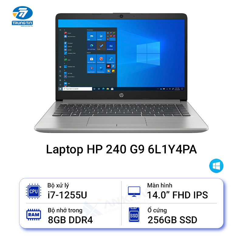 Laptop HP 240 G9 (6L1Y4PA) (Silver)