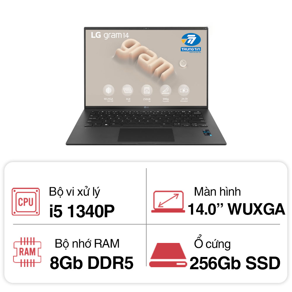 Laptop LG GRAM 2023 14ZD90R-G.AX52A5