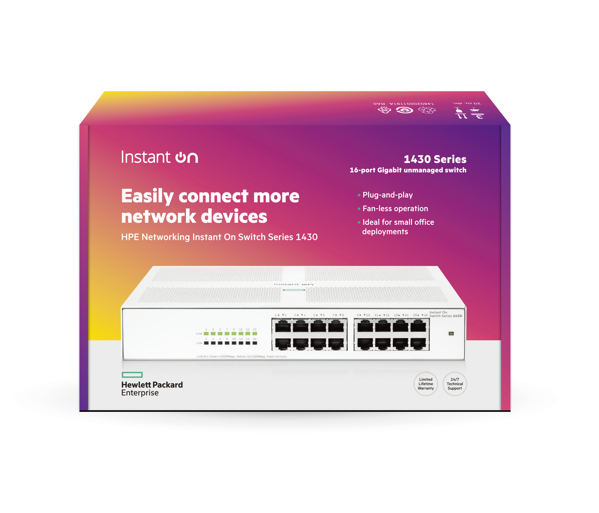 Switch Aruba Instant On 1430 16G (R8R47A)