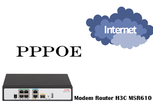 Hướng dẫn cấu hình quay PPPoE Modem Router H3C MSR 610