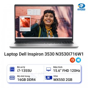 Laptop Dell Inspiron 3530 N3530I716W1 (Silver)