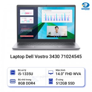 Laptop DELL VOSTRO 3430 71024545 (Grey)