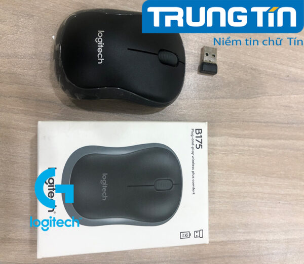 Chuột Logitech B175 Optical Wireless Black