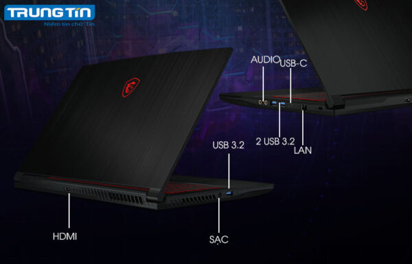 Laptop MSI Gaming GF63 12UC-887VN (Black) - Hình ảnh 7