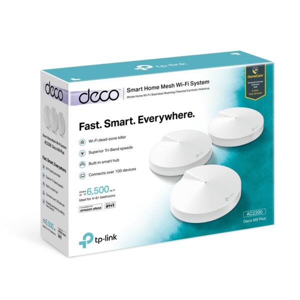Router TPLINK Deco M9 Plus(3-Pack) - Hình ảnh 3