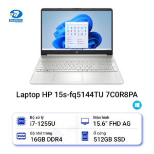 Laptop HP 15S-FQ5144TU (7C0R8PA) (NATURAL SILVER)