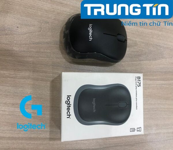 Chuột Logitech B175 Optical Wireless Black - Hình ảnh 2